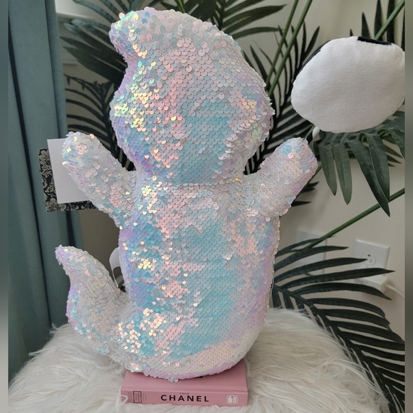 Halloween Pillow - Irredescent Sequin Ghost by Christian Siriano - Picture 5 of 6